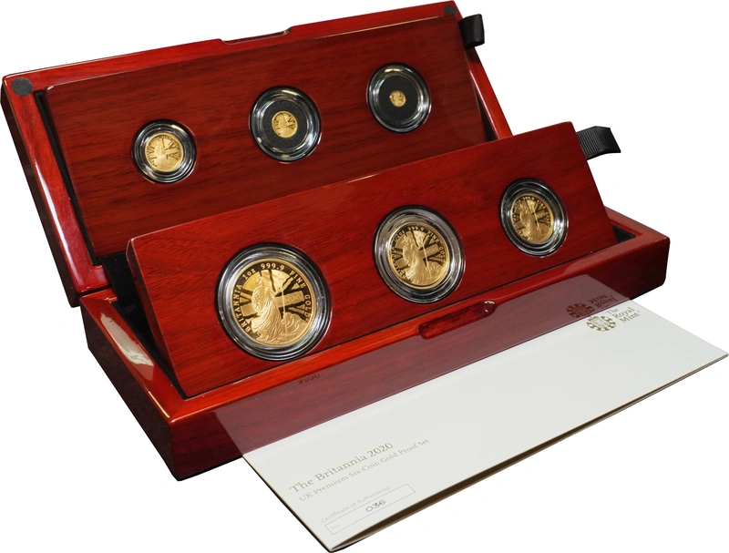 2020 Proof Gold Britannia 6 Coin Set Boxed
