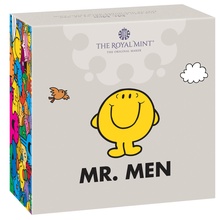 2021 1oz Mr Men - Mr Happy Proof Gold Coin Boxed