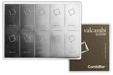 10 x 10g Silver CombiBar