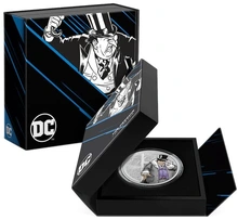 2023 The Penguin DC Villains 1oz Proof Silver Coin Boxed