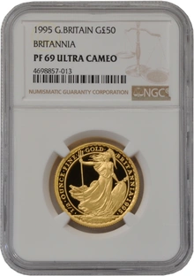 1995 Proof 1/2oz Gold Britannia Coin NGC PF69