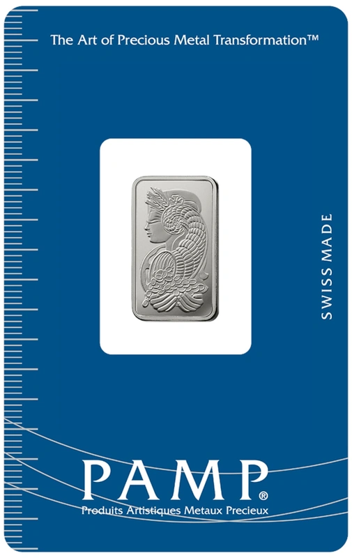 5g Platinum Bar PAMP Lady Fortuna Minted