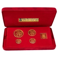 1979 Isle of Man Gold Proof Sovereign Four Coin Set Boxed