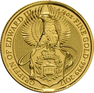 2017 1/4oz Griffin of Edward III Gold Coin Queen's Beasts