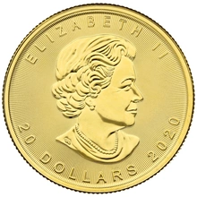 2020 1/2oz Canadian Maple Leaf Gold Coin