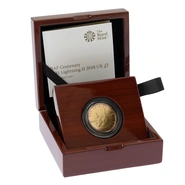 2018 £2 Two Pound Proof Gold Coin RAF Centenary F-35 Lightning II Boxed