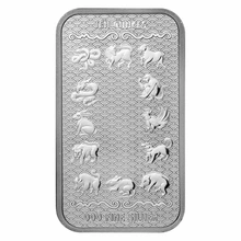 2024 Year of the Dragon 10oz Silver Bar