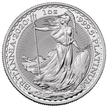 2020 1oz Platinum Britannia Coin