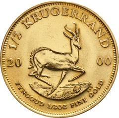 2000 1/2oz Krugerrand Gold Coin