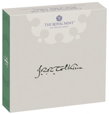 2023 - JRR Tolkien Silver £2 Piedfort Proof Coin Boxed