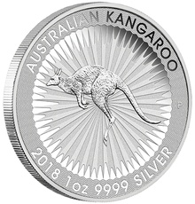 2018 1oz Silver Australian Kangaroo Coin