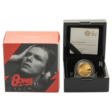 2020 1/4oz Music Legends - David Bowie Proof Gold Coin Boxed