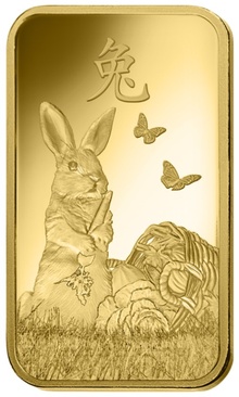 PAMP 2023 Year of the Rabbit 5g Gold Bar