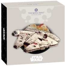 2024 Proof 1oz Gold Coin Star Wars Millennium Falcon Boxed