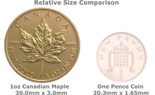 2015 1oz Canadian Maple Gold Coin