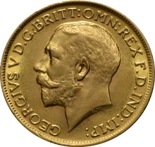 1915 Gold Sovereign Coin George V