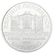 2008 1oz Austrian Philharmonic Silver Coin