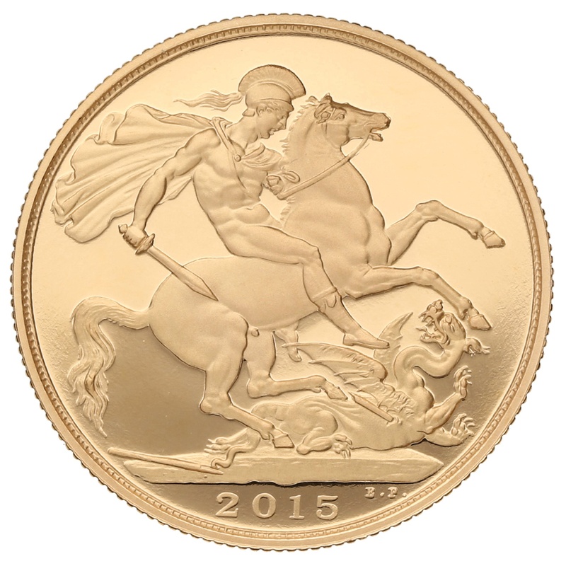 2015 £2 Two Pound Proof Gold Coin