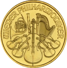 2018 Tenth Ounce Austrian Gold Philharmonic Coin