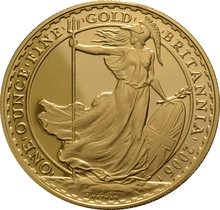 2006 Proof Britannia Gold 4-Coin Boxed Set