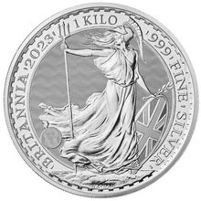 2023 1kg Silver Britannia Coin Queen Elizabeth II