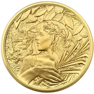 2010 The Royal Mint St George and the Dragon Masterpiece 10oz Gold Medal Boxed