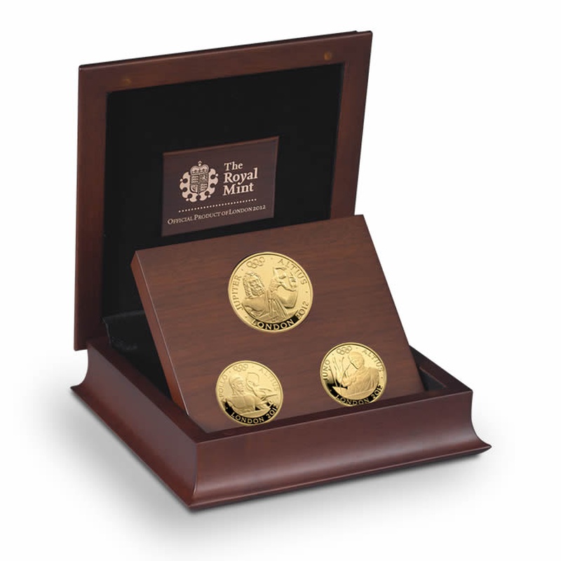 London 2012 Gold Series - Higher 3-coin Gold Proof Set