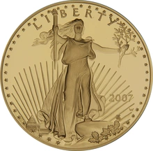 2007 1oz Proof American Eagle Gold Coin