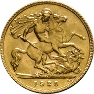Half Sovereign George V 1911 - 1926