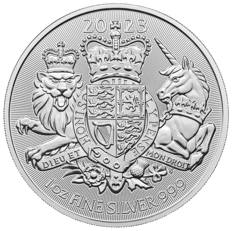2023 Royal Arms Silver Coin 1oz