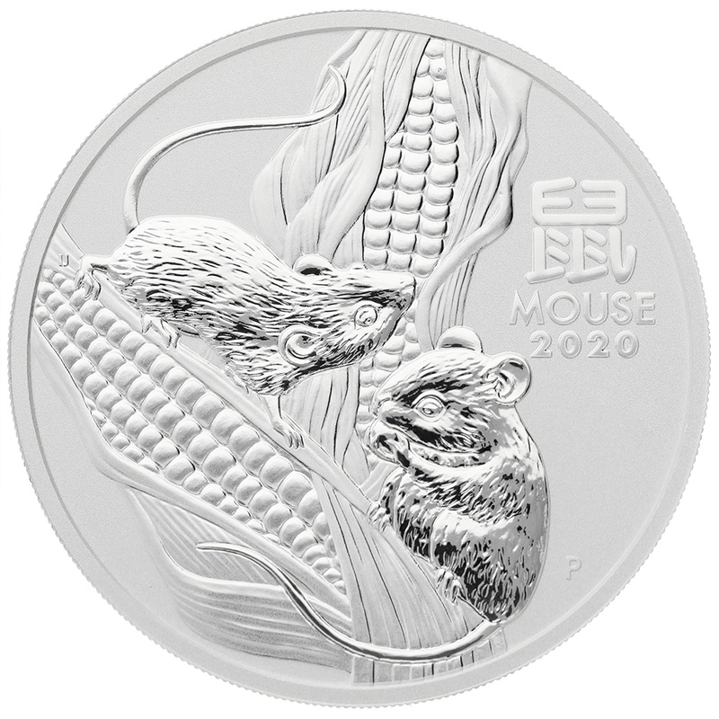 2020 5oz Australian Lunar Year of the Mouse Silver Coin