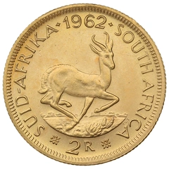 1962 R2 Gold Coin 2 Rand South Africa