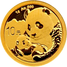 2019 1g Gold Chinese Panda Coin