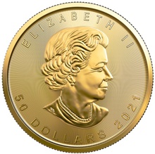2021 1oz Canadian Maple Gold Coin