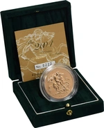 2004 Brilliant Uncirculated Gold Five Pound Coin (Quintuple Sovereign)