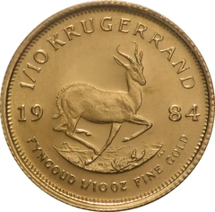1984 1/10oz Krugerrand Gold Coin