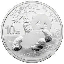 2020 30g Chinese Panda Silver Coin