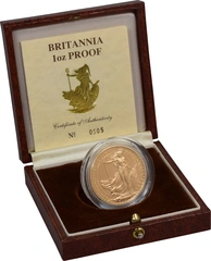 1988 Proof Gold Britannia Coin 1oz Boxed