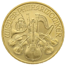 2019 Quarter Ounce Austrian Gold Philharmonic Coin