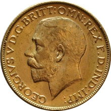 1914 Gold Sovereign - King George V - M