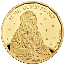 2023 1/4oz 25th Anniversary of Harry Potter - Dumbledore Proof Gold Coin Boxed