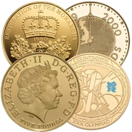 £5 British Gold Crown Best Value