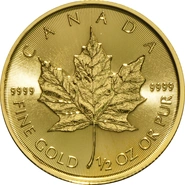 2017 Half Ounce Gold Maple