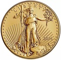 2021 Half Ounce American Eagle Type II Gold Coin