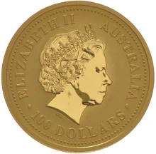 1oz Gold Australian Lunar Year of the Dog 2006