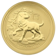 2018 Perth Mint Half Ounce Year of the Dog Gold Coin