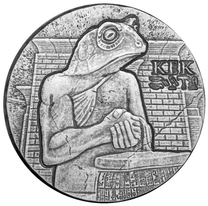 Egyptian Relics Kek Silver Coin 5oz