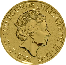 2017 1oz Dragon of Wales Gold Coin Queen's Beasts PCGS MS69