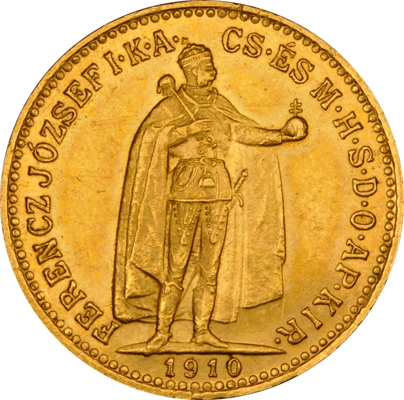 Hungarian 10 Korona Gold Coin Franz Joseph I