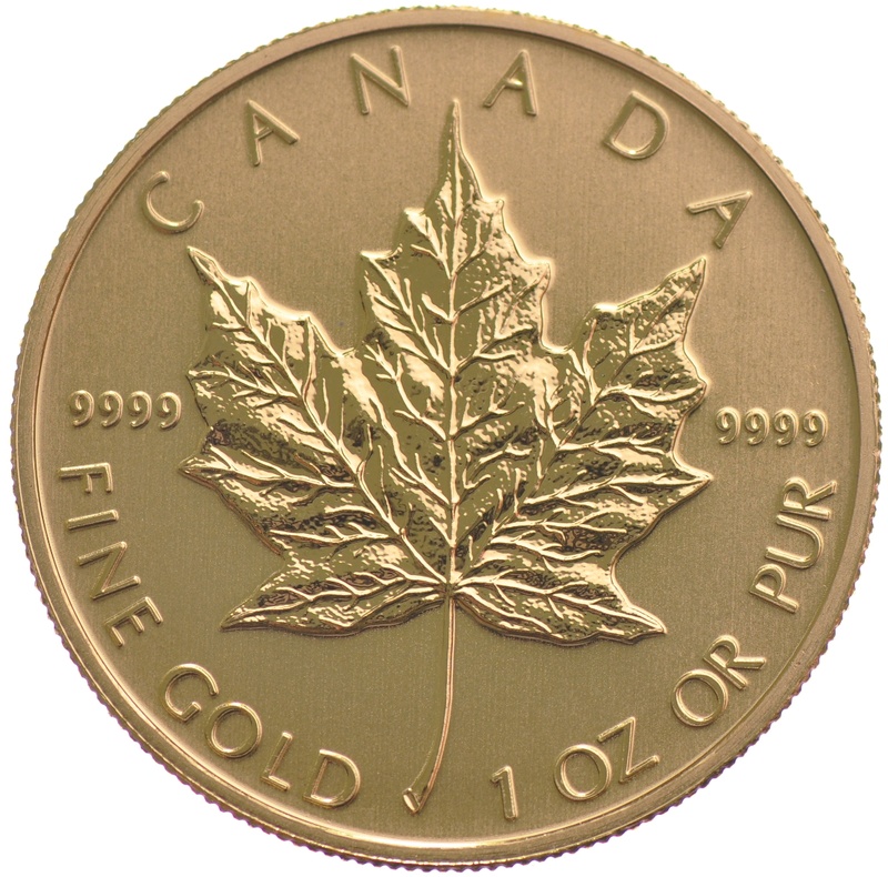 2011 1oz Canadian Maple Gold Coin